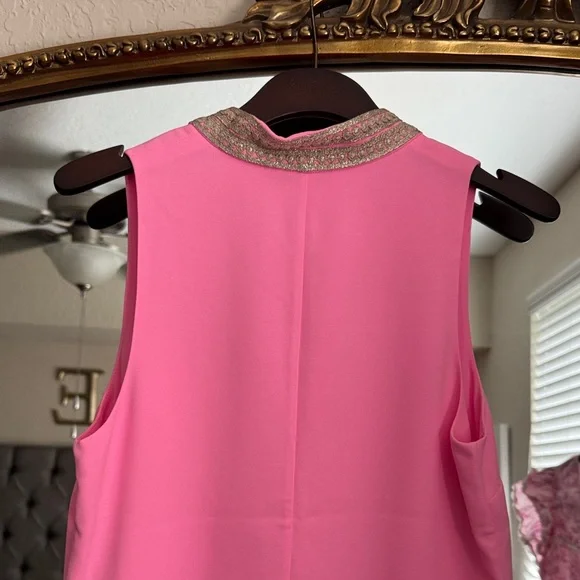Lilly Pulitzer Pink Dress with Gold Detailing - Picture 6 of 10